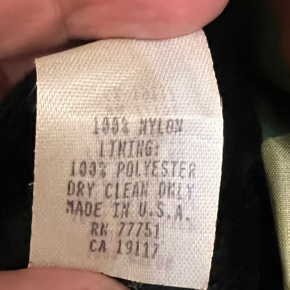 Vintage Betsey Johnson trench coat faux fur lined camo raincoat M runs small - Picture 4 of 5